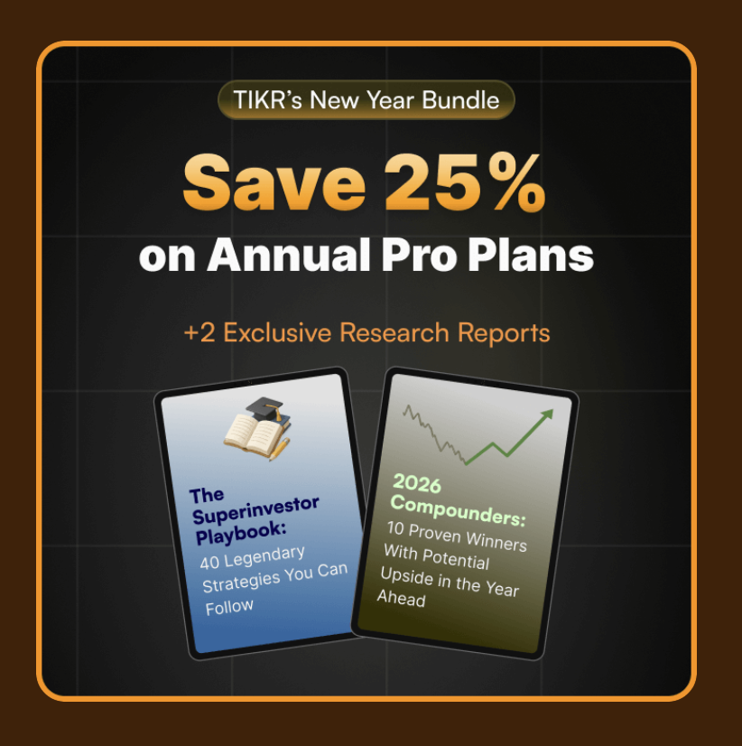 TIKR New Year Bundle promo